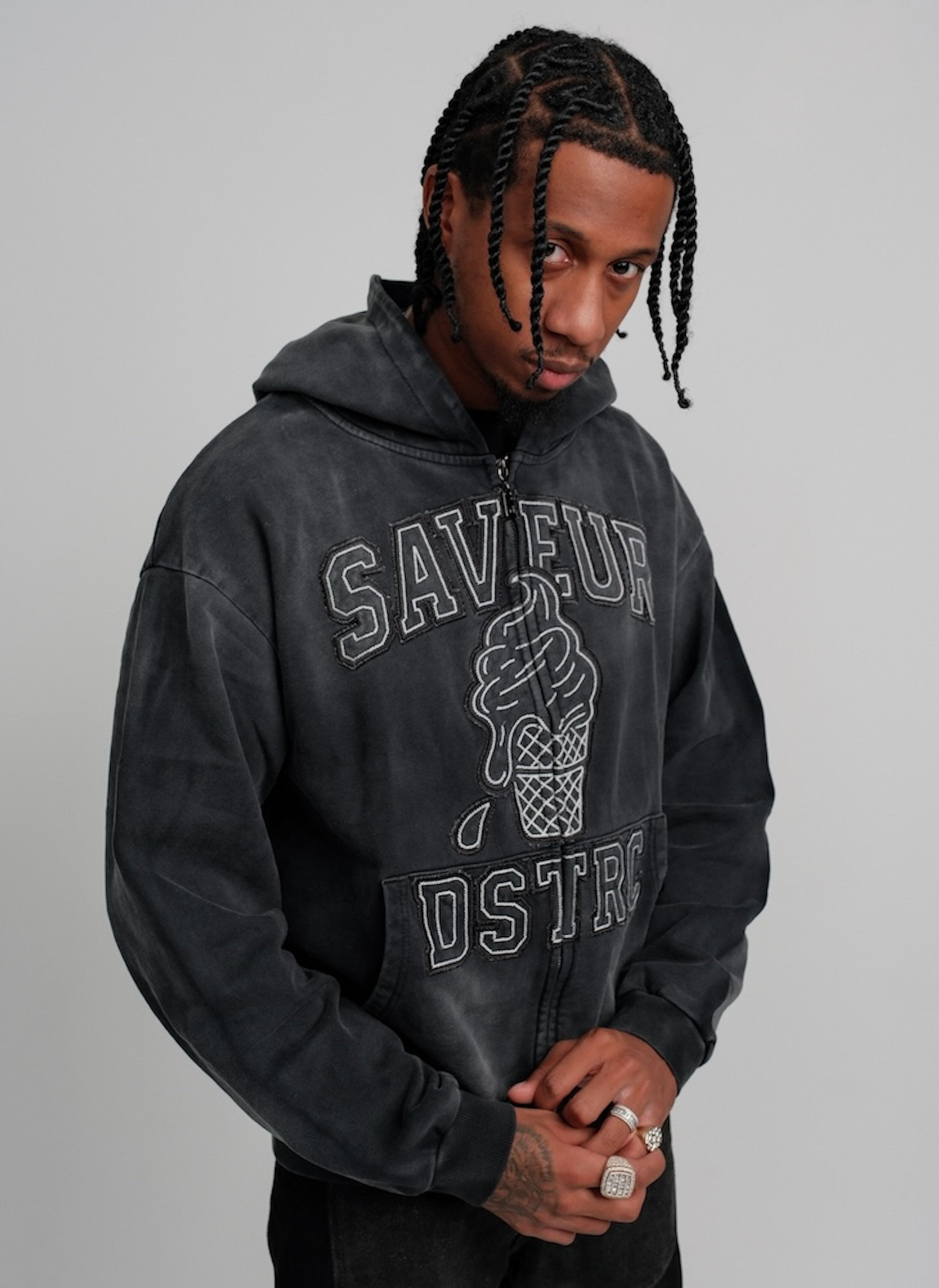 Midnight Melt Hoodie Black