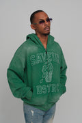 Emerald Melt Hoodie Green