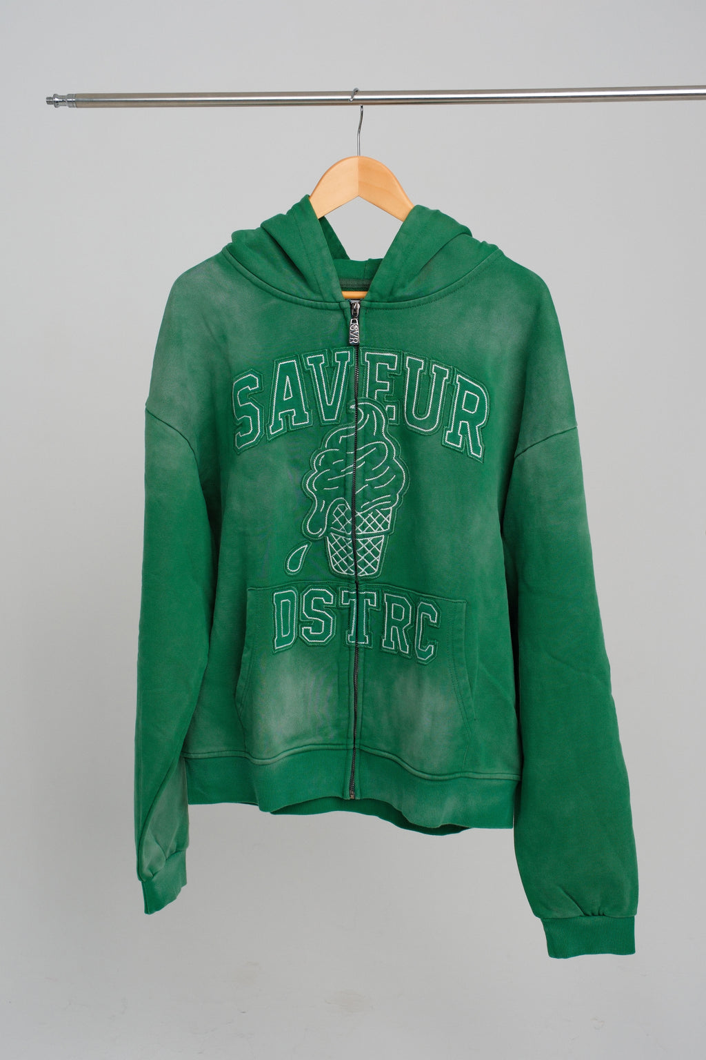 Emerald Melt Hoodie Green